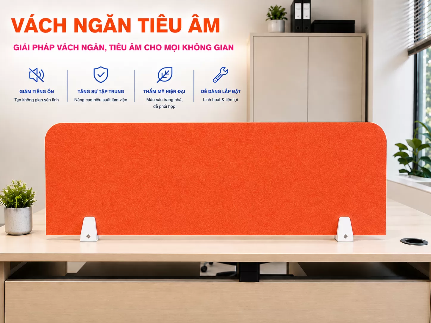 Vách ngăn văn phòng tiêu âm