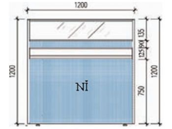 Vách ngăn nỉ kính 1 lớp - HKT trên mặt bàn